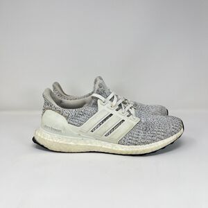 adidas Ultra Boost Gray and White Athletic Shoes Ultraboost